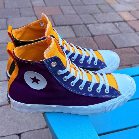 Men's Converse UNT1TL3D Hi Not A Chuck Sneakers Night Purple 167242C US Size 11 - Picture 4 of 9